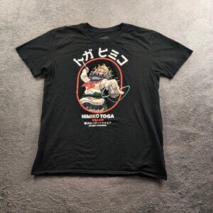 My Hero Academia Shirt Adult Mens Large Black Short Sleeve